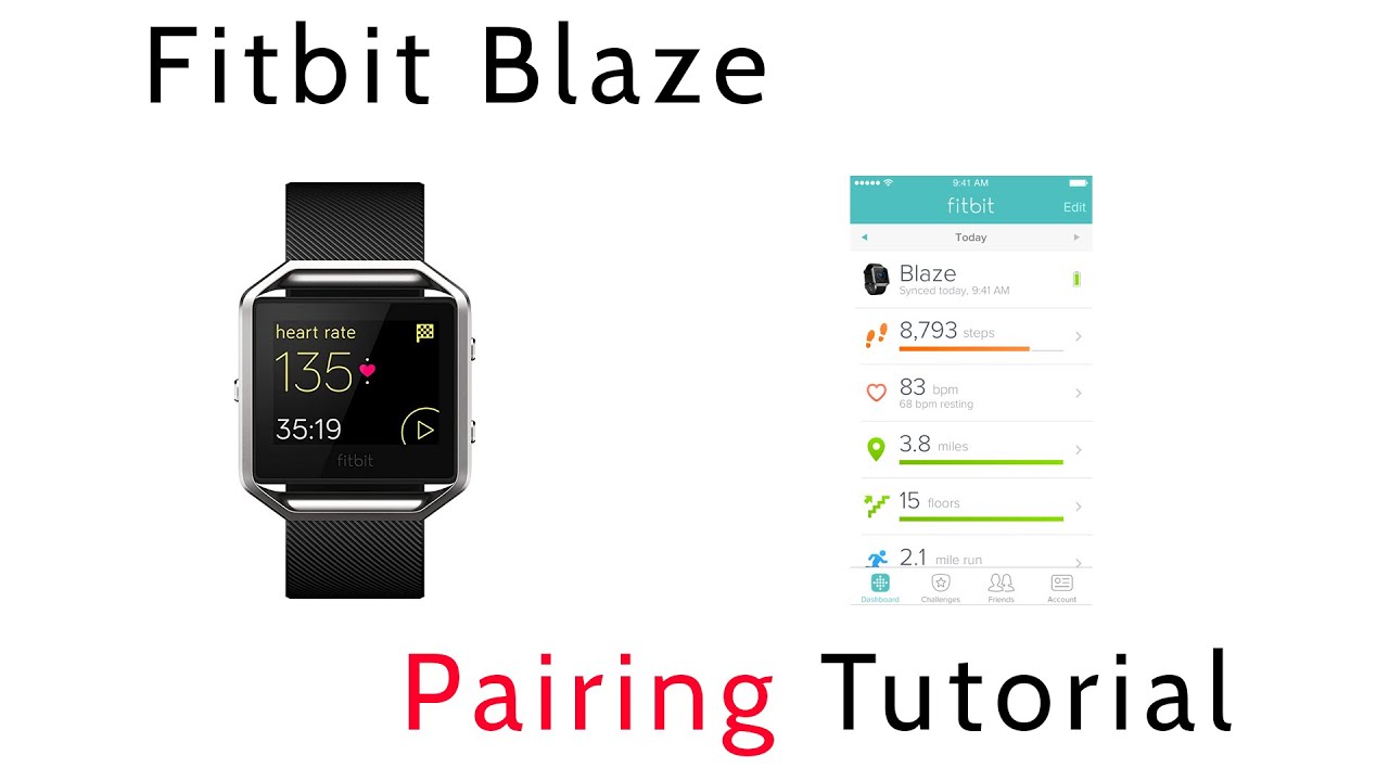 Инструкция по сопряжению Fitbit Blaze с телефоном