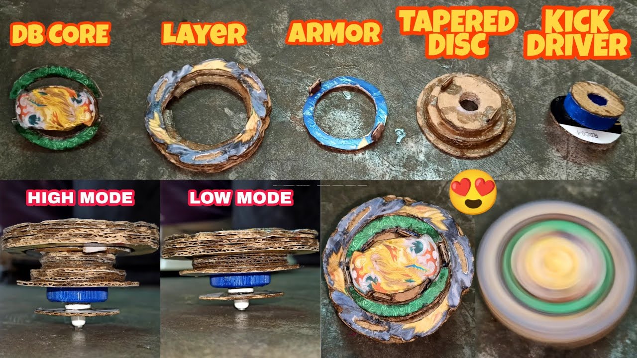 😱 Making Vanish Fafnir Beyblade with cardboard | Cardboard Vanish Fafnir making | Beyblade burst DB