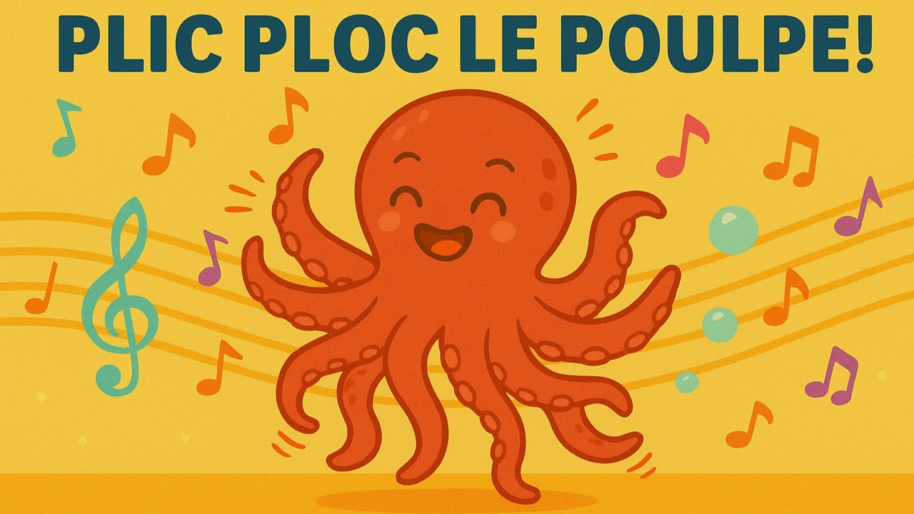 Plic ploc le poulpe ! 🐙🎶 | Chanson rigolote et rythm&eacute;e pour enfants | Sans Publicit&eacute;