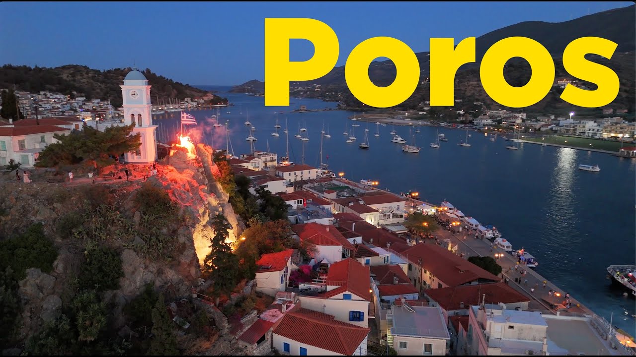 2025 Poros Adası Atinalıların hafta sonu tatili cenneti güzelliğiyle bizi kendisine hayran bırakıyor