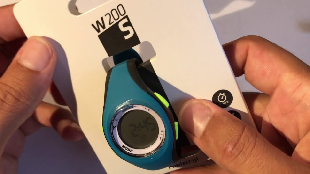 Обзор спортивные часы KIPRUN Kalenji W200 от Декатлон