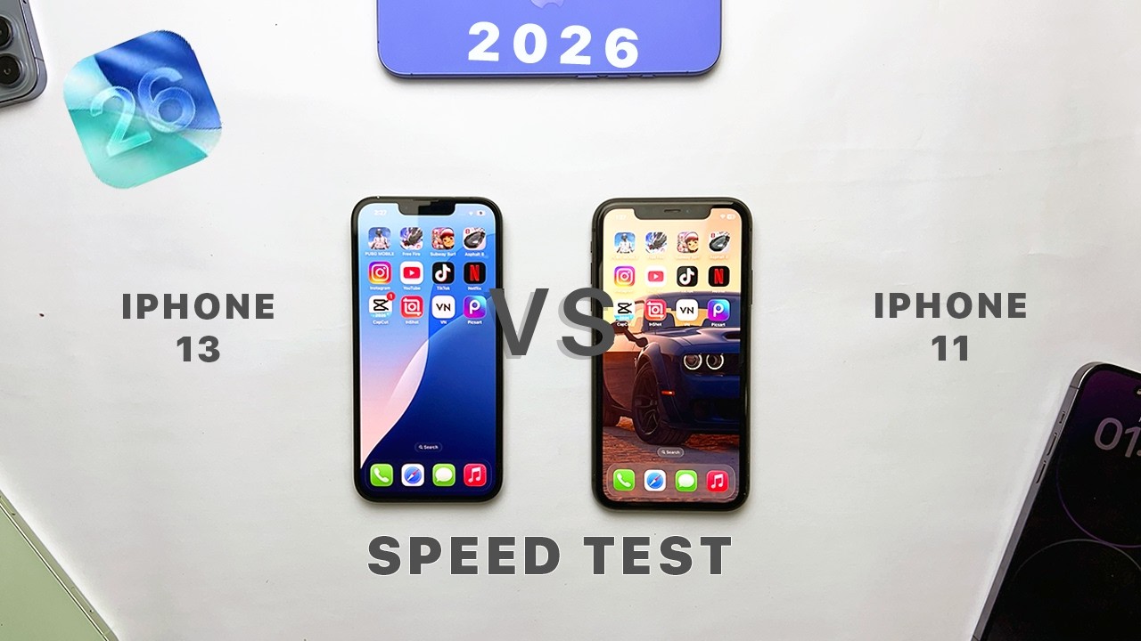 iPhone 11 vs iPhone 13 Speed Test on iOS 26
