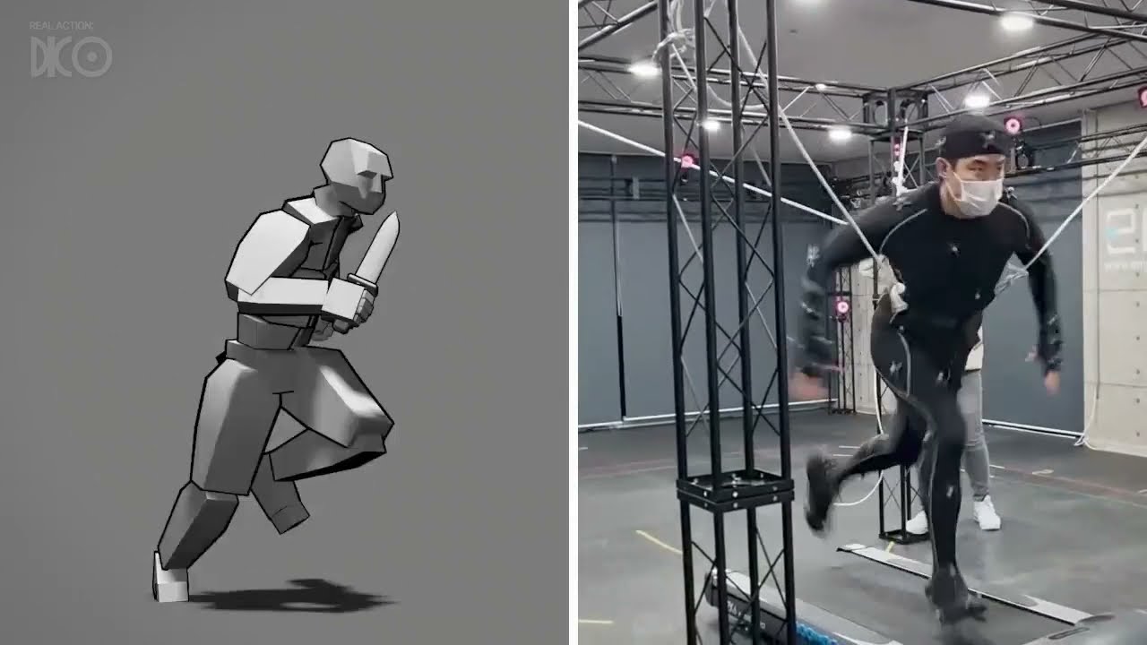 Motion Capture Running R&D For FPS Game Animation