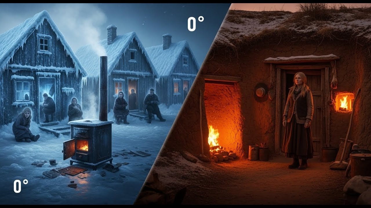 They Laughed When She Chose a Cave — Until Winter Froze Every House at 0°
