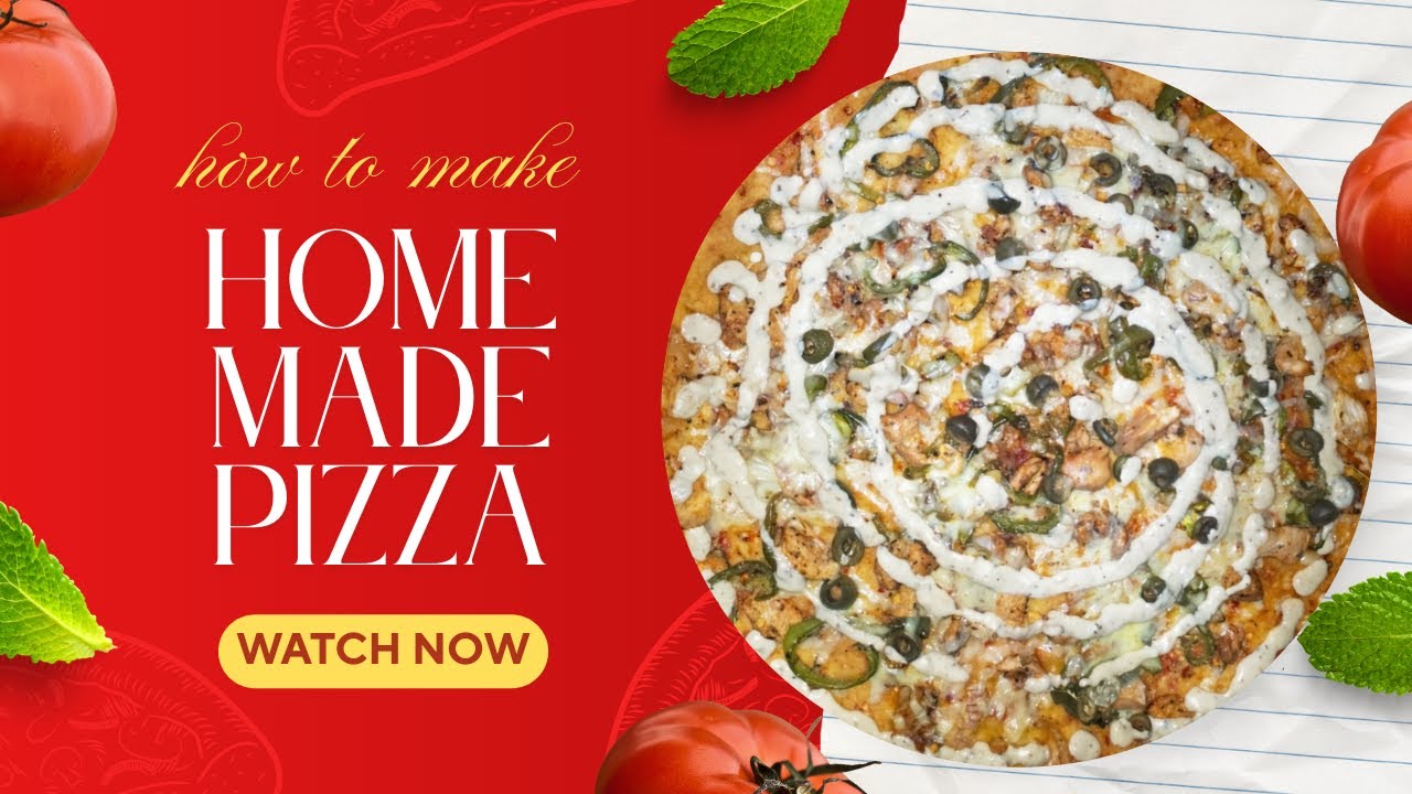 How to Make Perfect Homemade Chicken Pizza | Step by Step Recipe | Quick Recipe 