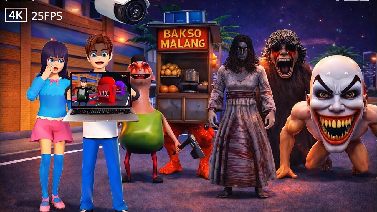 Luar biasa, ada zombie, Hamood, serangan horor hantu pada Yuta.😱