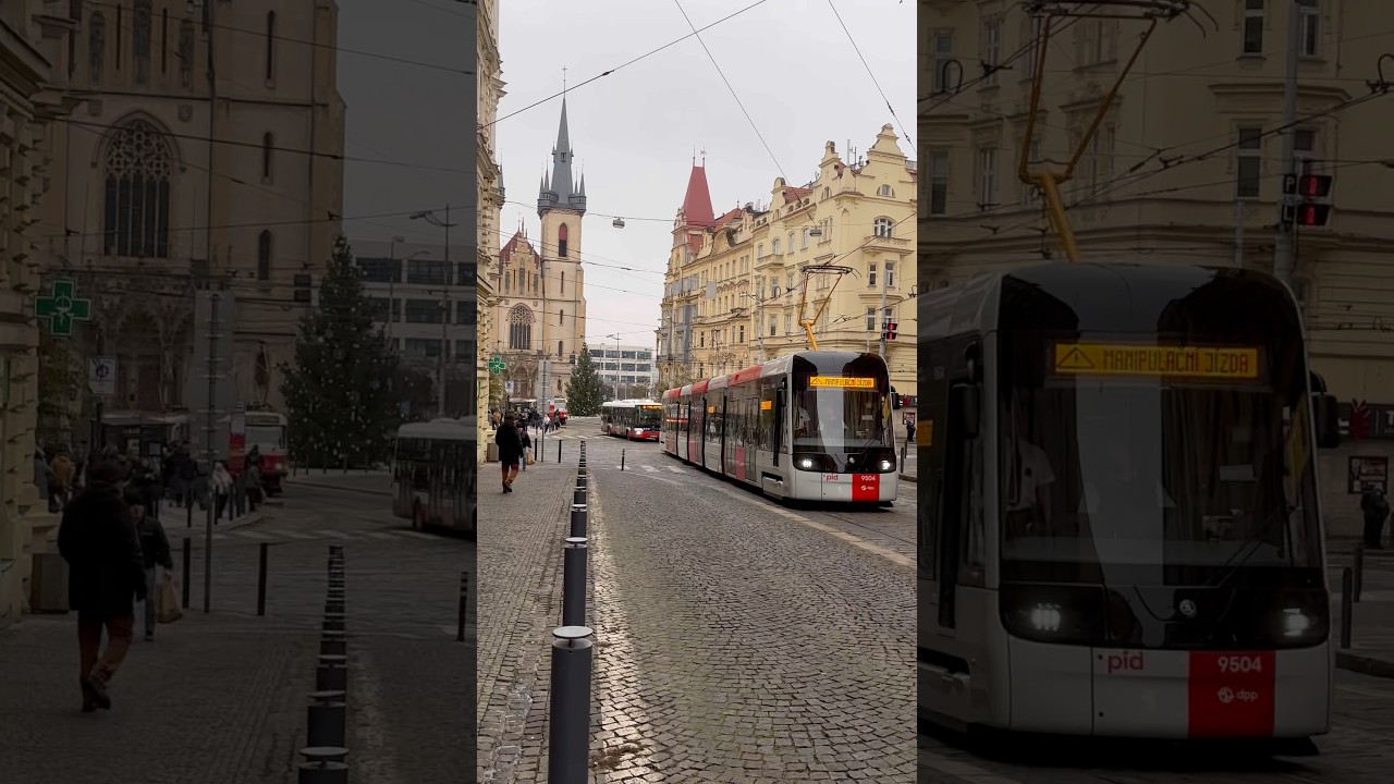 🚋 MHD Praha v běžném dni | Tramvaje, metro, autobusy 
