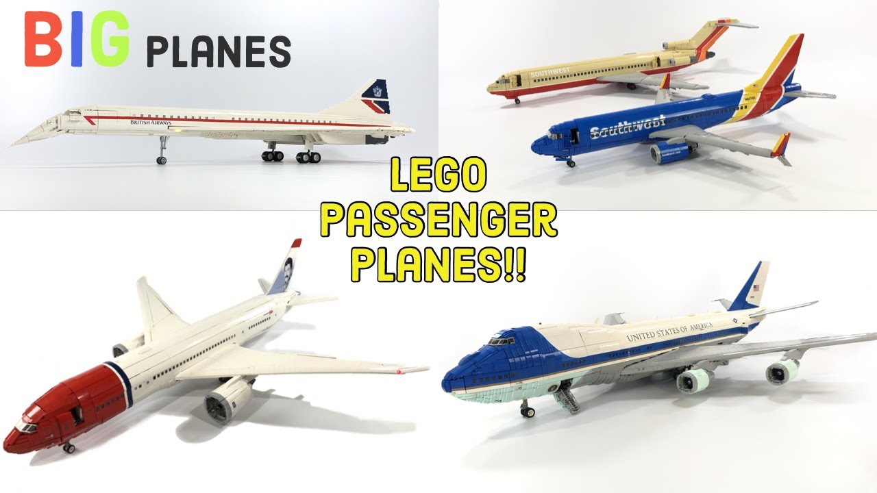 Пассажирские самолеты LEGO!!