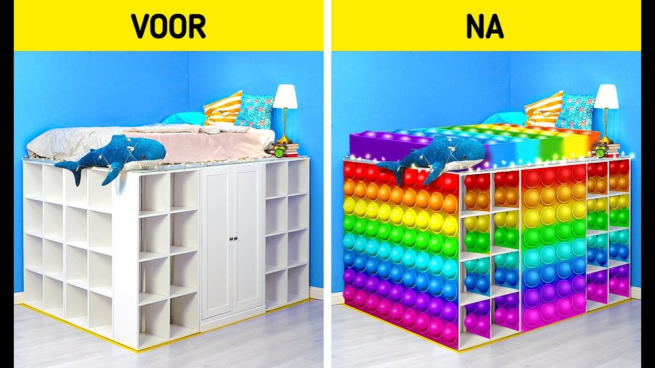 BESTE KAMER MAKEOVER-IDEEËN || Extreme kamertransformatie