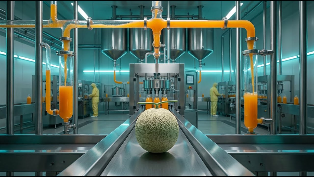 Inside the Yubari King Melon Factory – (Full Process) How Million-Dollar Juice Is Made