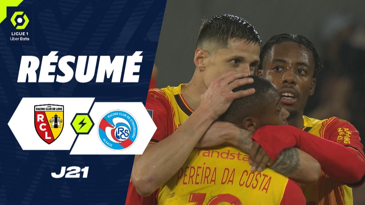 RC LENS - RC STRASBOURG ALSACE (3 - 1) - Résumé - (RCL - RCSA) / 2023-2024