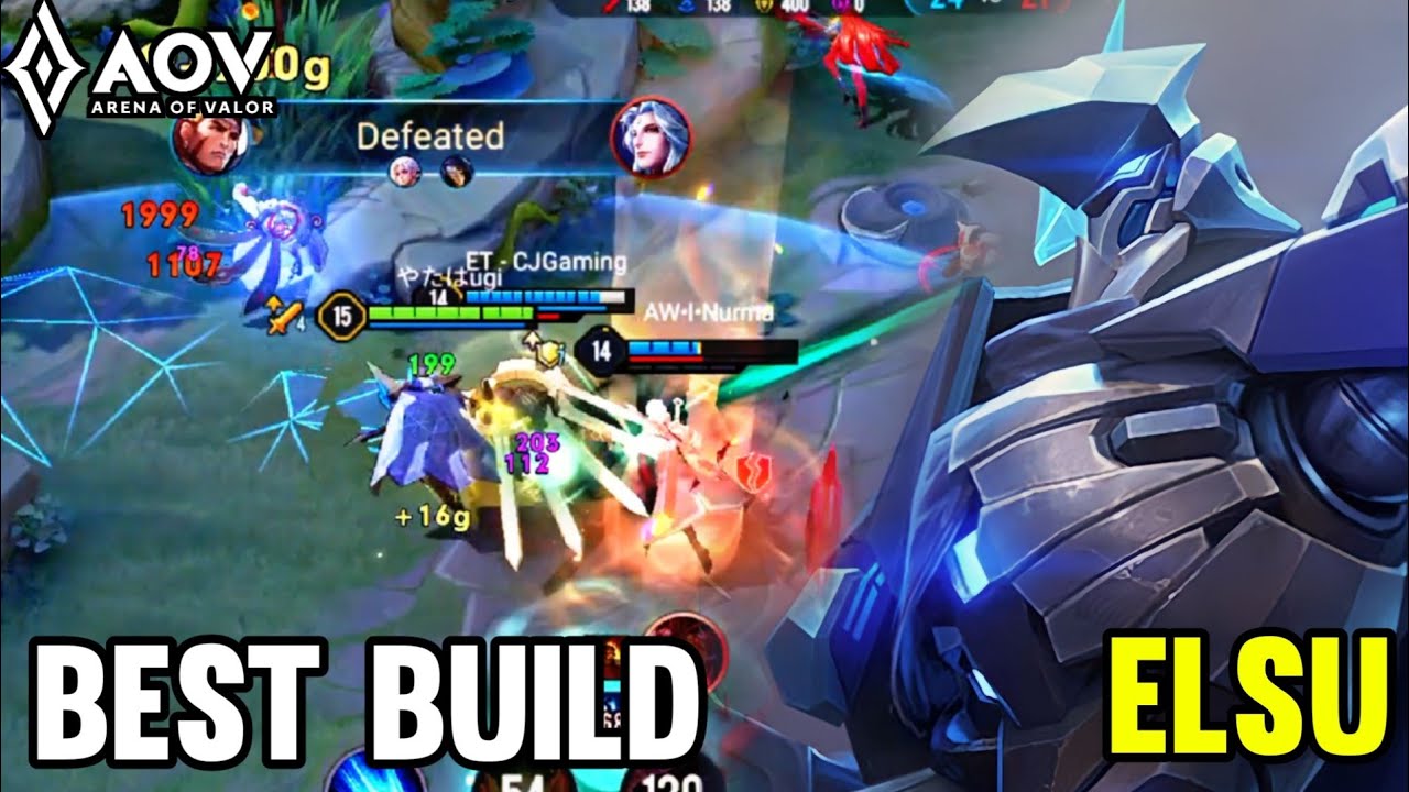 AOV : ELSU GAMEPLAY | BEST BUILD - ARENA OF VALOR LIÊNQUÂNMOBILE ROV COT