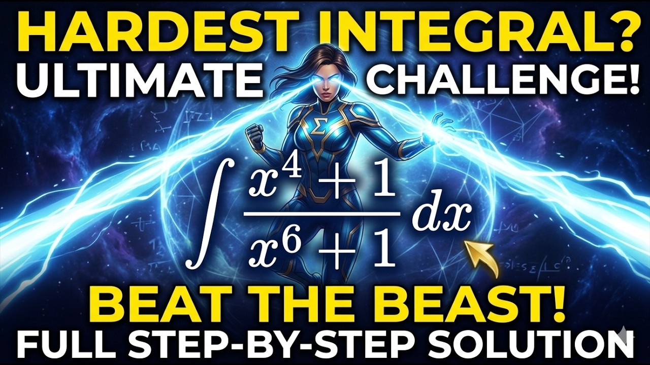 How to solve integral of (x^4 + 1) over (x^6 + 1)