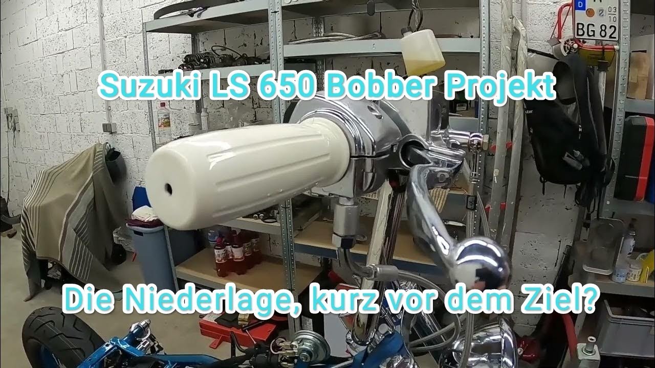 Suzuki LS 650 Bobber, kurz vor dem Ziel!
