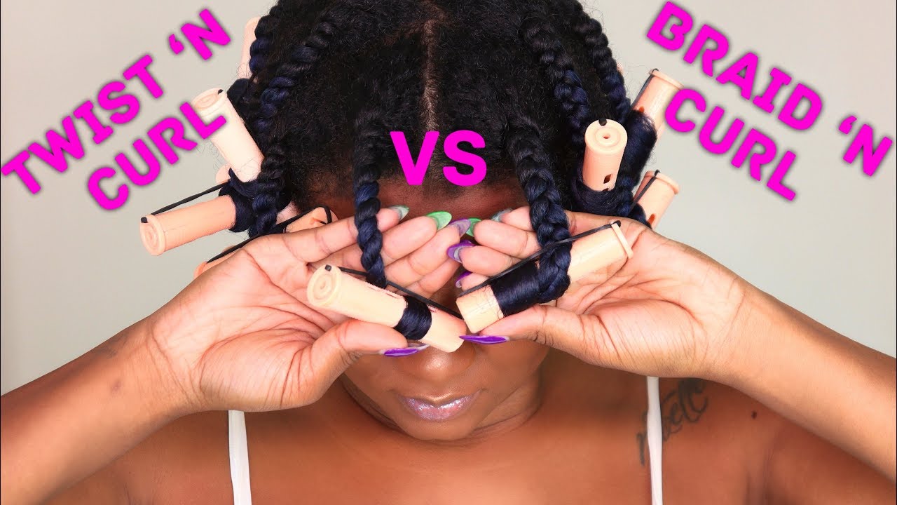 Twist and Curl VS Braid and Curl Out on Natural Hair | Miche Beauty