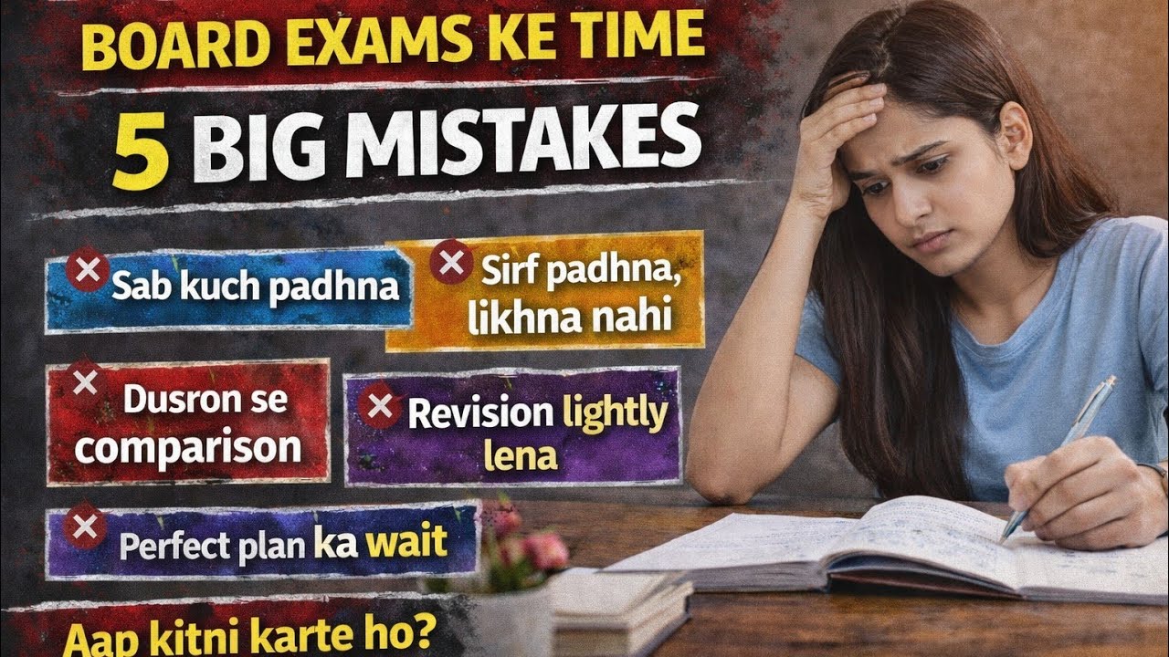 Board Exam 2026 Strategy 🔥 5 Powerful Steps to Score 90%+ | Don’t Skip!