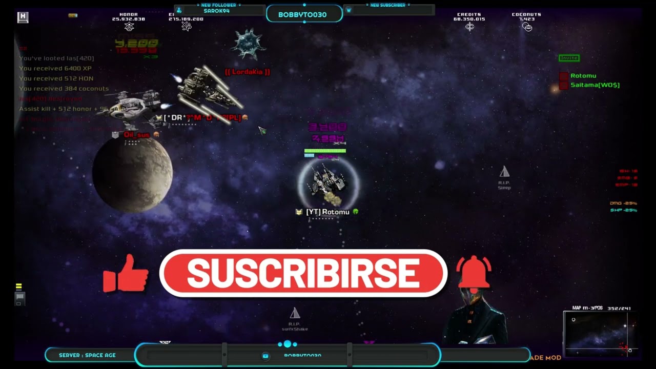 Darkorbit Space Age {Teil 6 } Questen,Mini games,4 4 1 vs 1