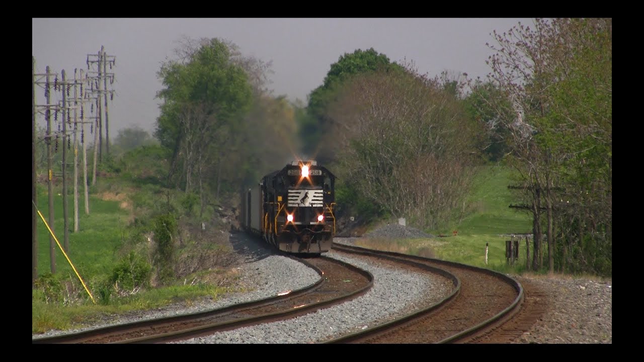 Trains on the Norfolk Southern Harrisburg Line Late Spring 2013