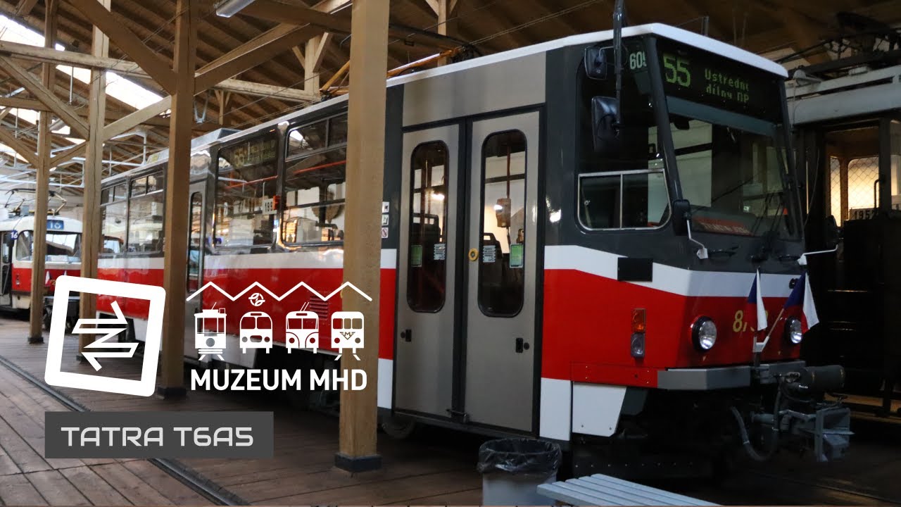 Tatra T6A5 | AK 2020 v Muzeu MHD