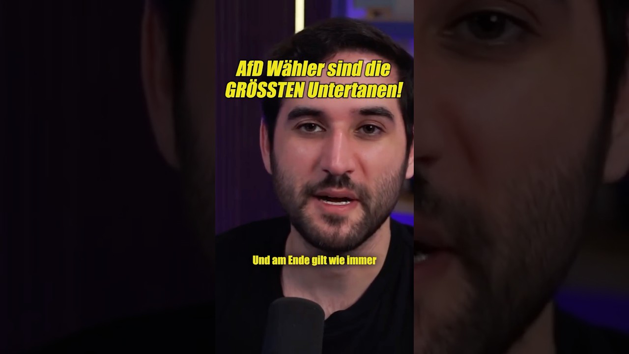 AfD W&auml;hler Sind Die G&Ouml;SSTEN Untertanen!