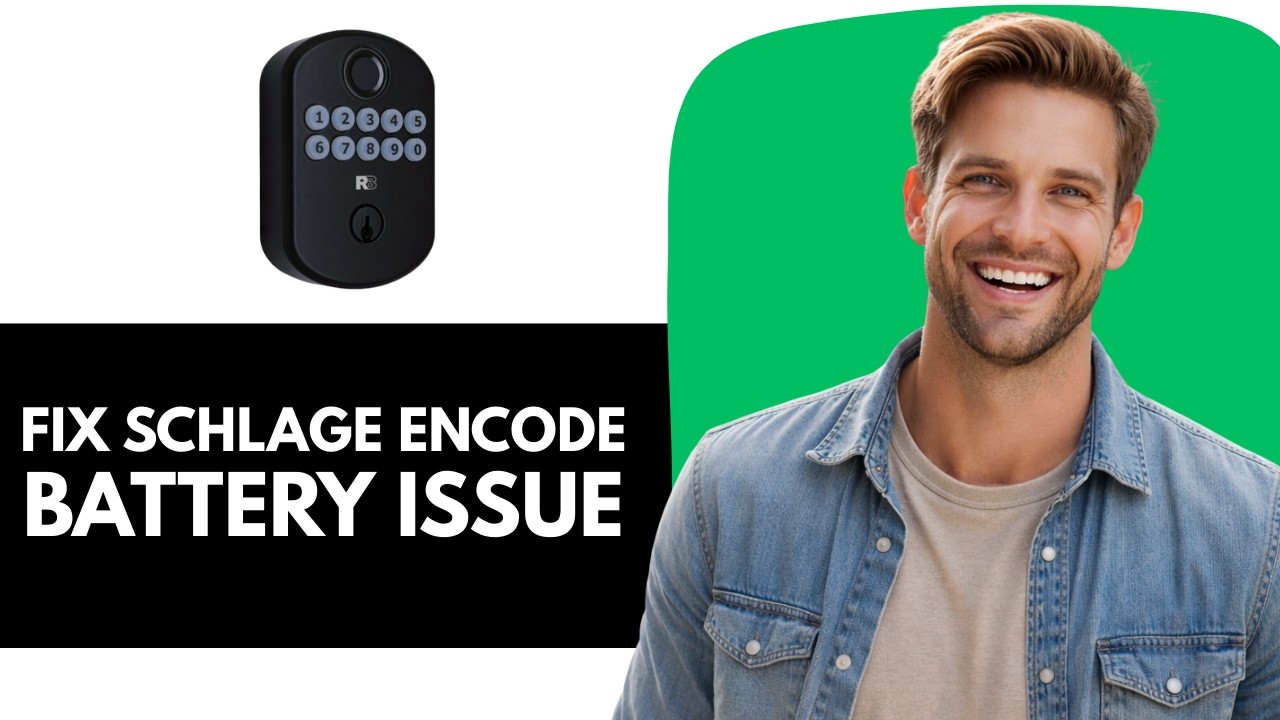 Как исправить проблему с неработающим замком Schlage Encode после замены батарейки