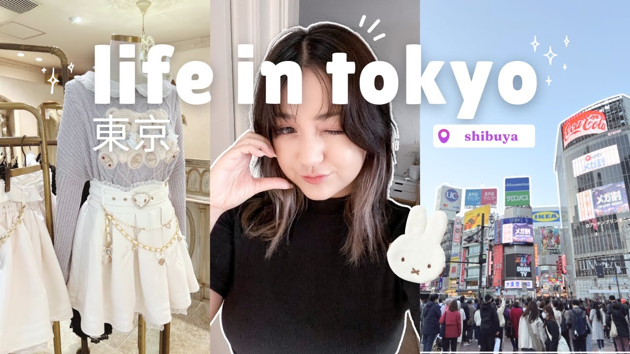 life in tokyo 🍡 exploring shibuya, muji, shopping at shibuya109 & nintendo store | japan diaries