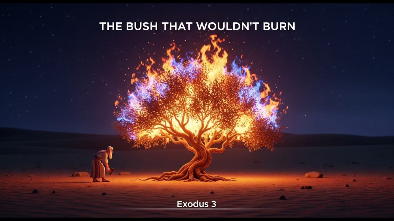 He Spoke From a Fire That Wouldn't Burn (Moses)