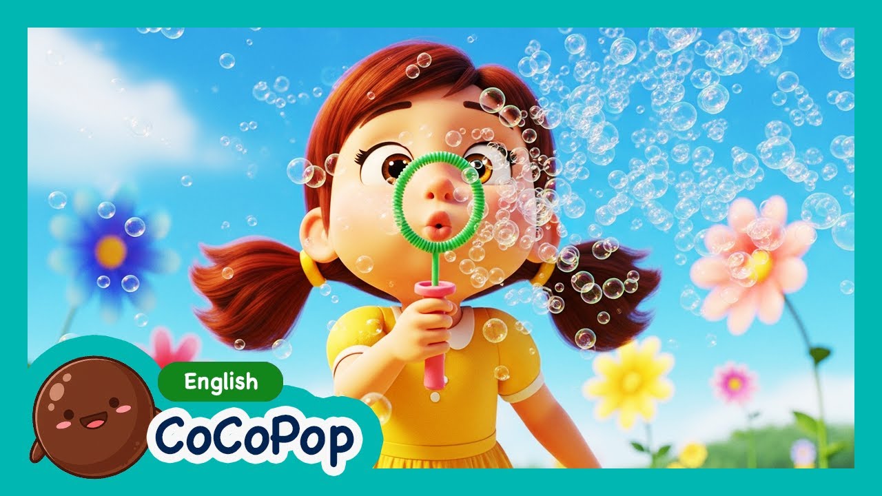 Bubbly Bubbly Pop! 🎵 Counting Numbers 1 to 10 | Bubble Song | Nursery Rhymes & Kids Learning
