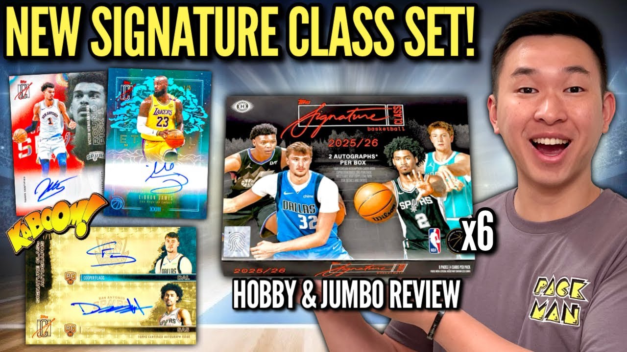 NEW TOPPS SIGNATURE CLASS BASKETBALL DEBUT (CRAZY AUTO PULL)! 😱🔥 2025-26 Hobby & Jumbo Box Review