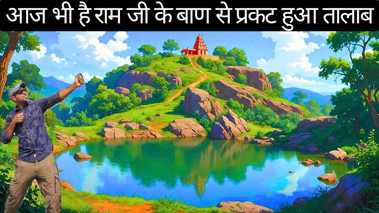 Lord Rama's Arrow Created This Pond For Sita Ji? 😱 Foot Marks of Shri Ram Ji 😍