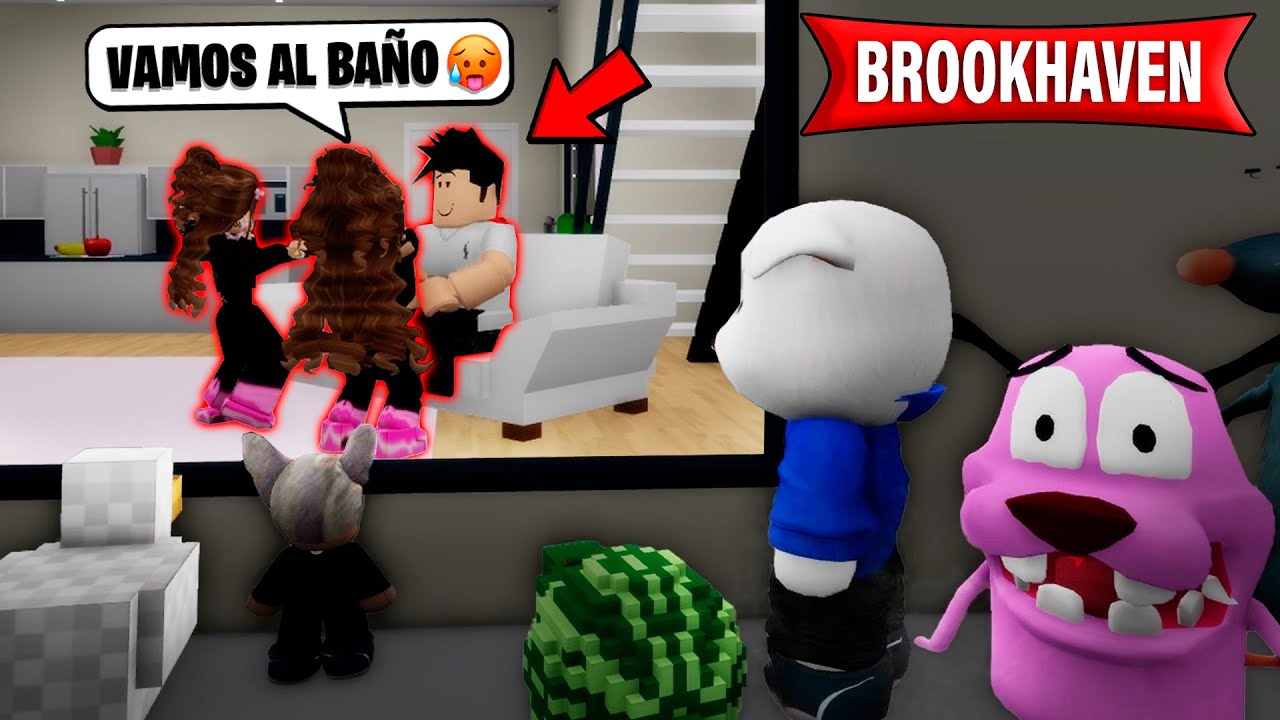 ESPIAMOS GEMELAS TURBIAS en BROOKHAVEN 😨👉🏡