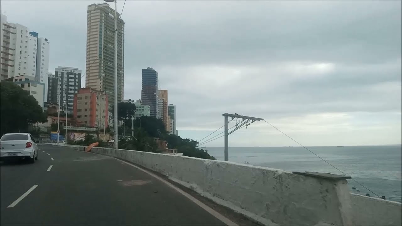 Dirigindo em Salvador - Terminal da França até a Praia da Paciência