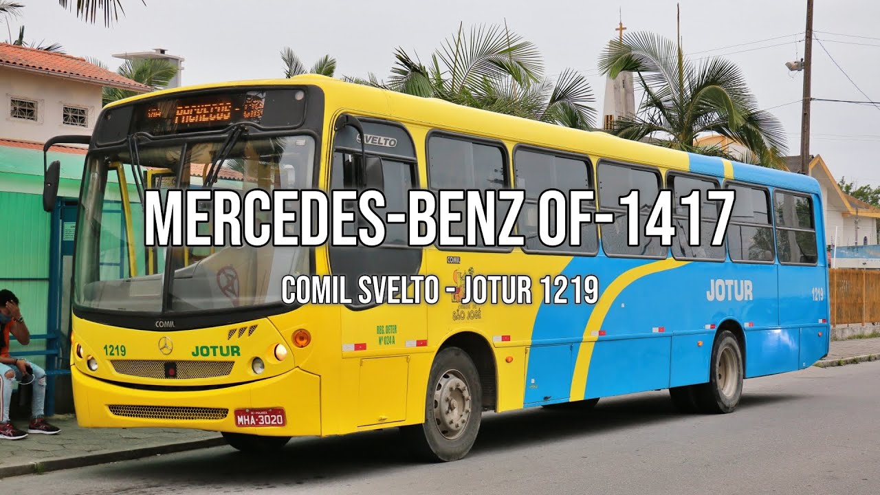 Jotur 1219 - Mercedes-Benz OF-1417 / Svelto 2000 (engine sound)