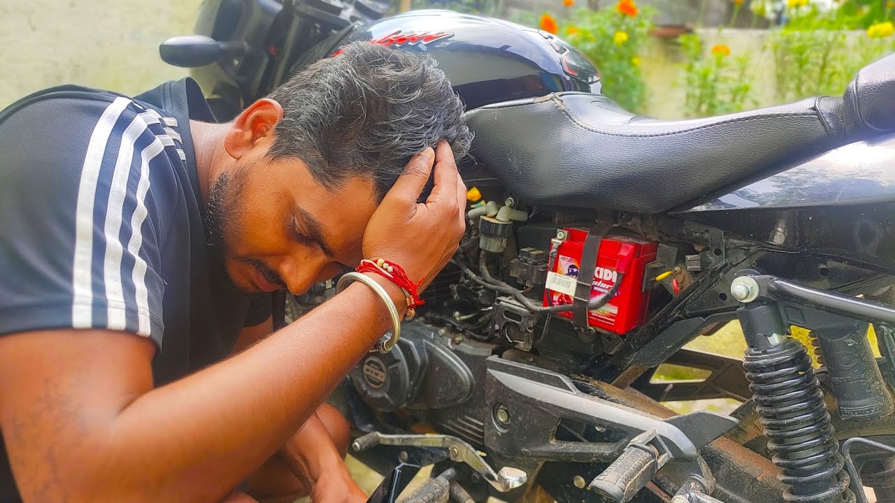 pulsar 125 battery under warrenty change full process! bike ki battery kaise change karwaye! exide