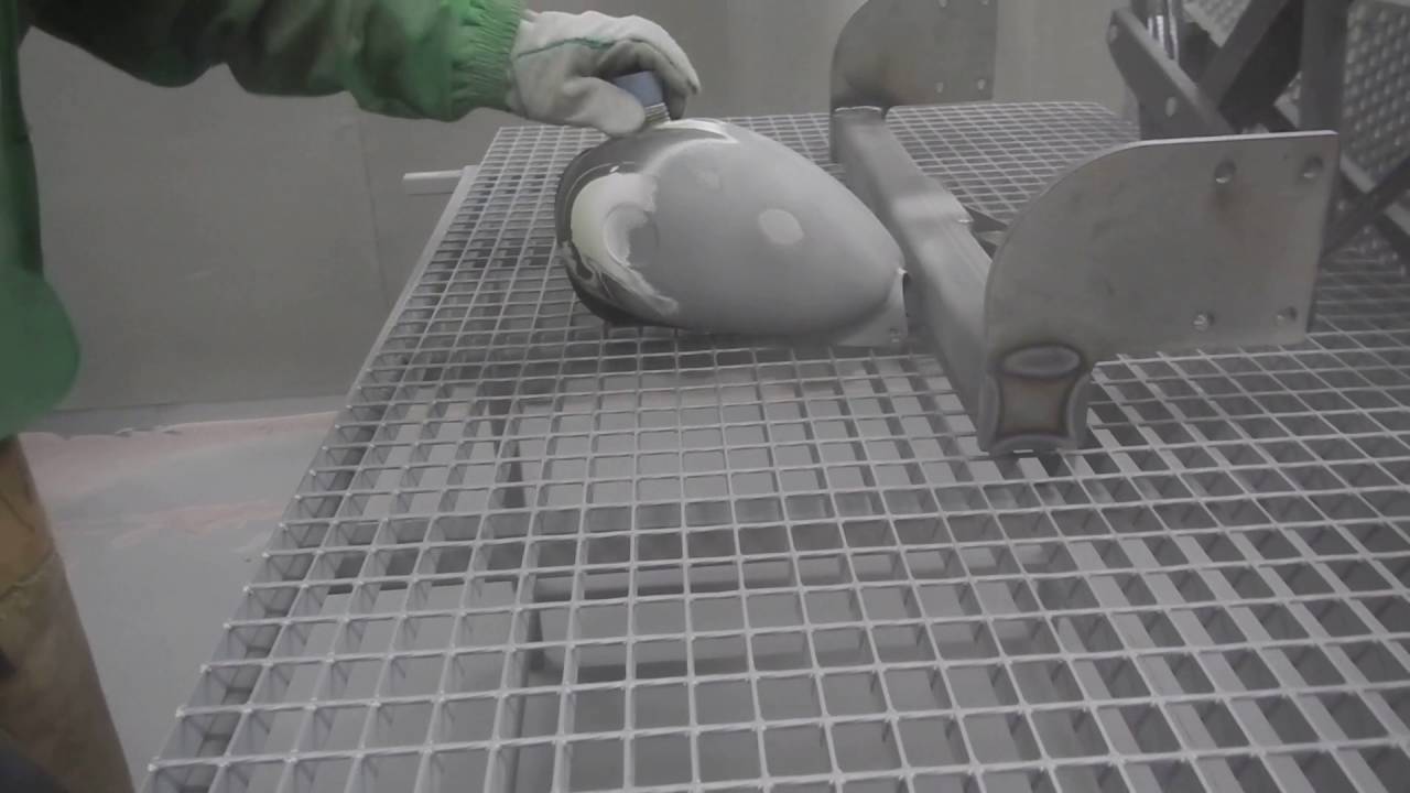 Sandstrahlen Benzintank