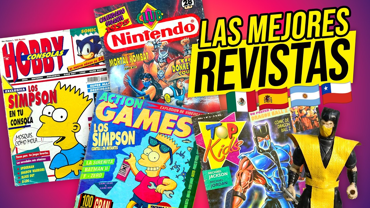 🇪🇸 🇦🇷 🇲🇽 HISTORIA de las REVISTAS de VIDEOJUEGOS