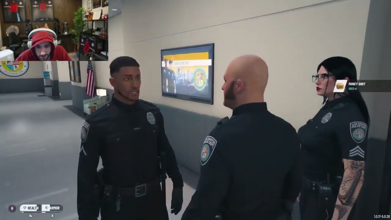 xQc реагирует на увольнение Kaysan из LSPD! | GTARP NoPixel V