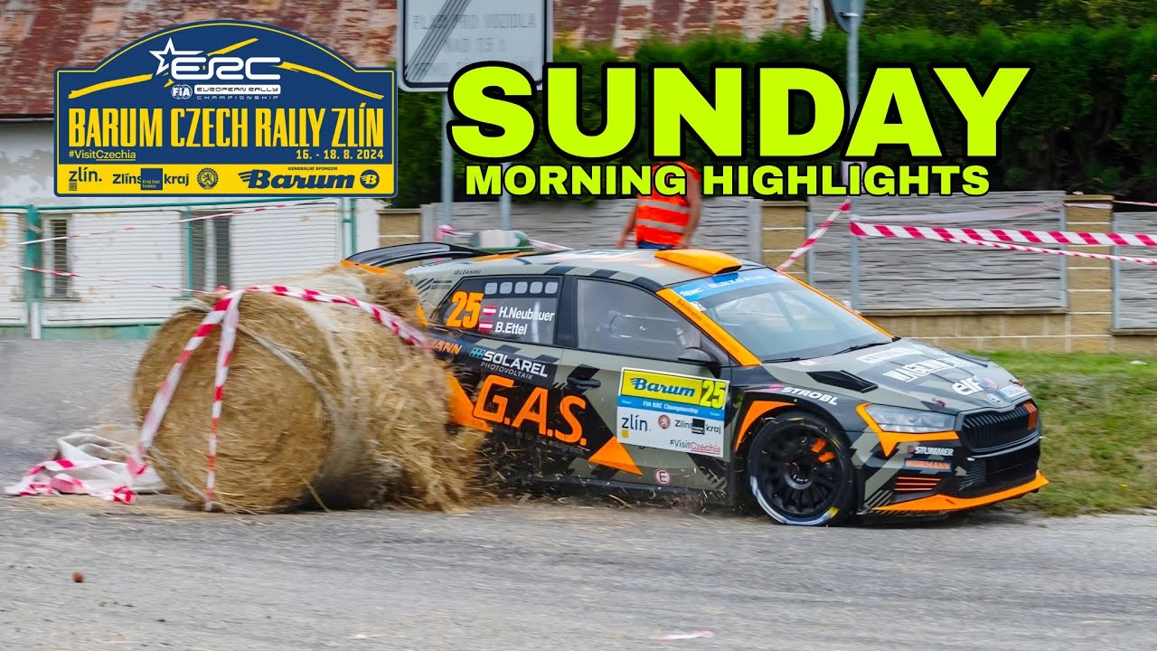 FLAT OUT | SUNDAY MORNING LOOP • ERC BARUM CZECH RALLY ZLÍN 2024