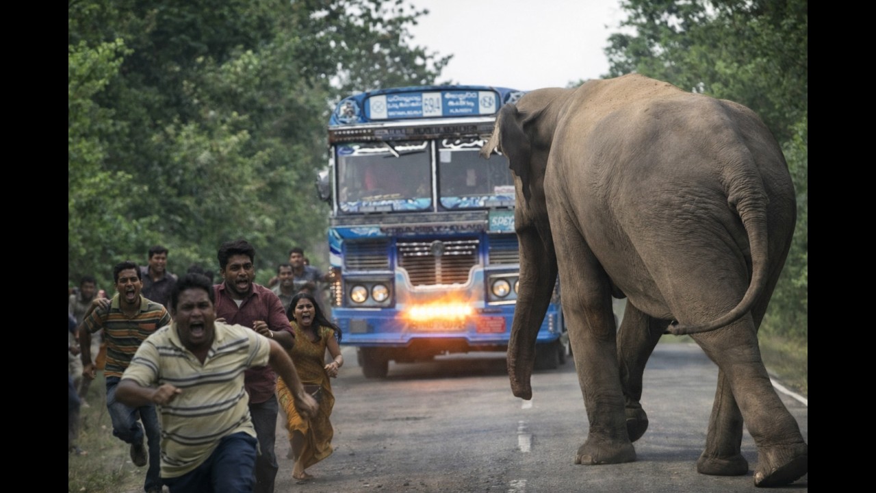The Day the Road Belonged to the Elephant!
