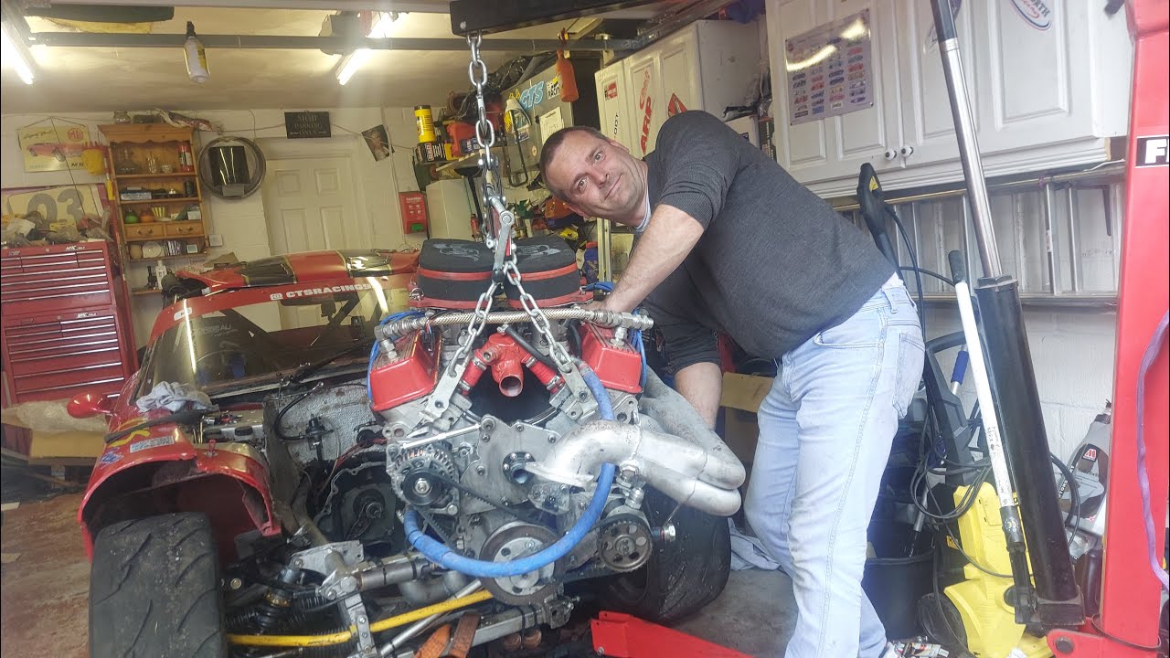 TVR Griffith Race Car - Engine Removal. How hard can it be!?