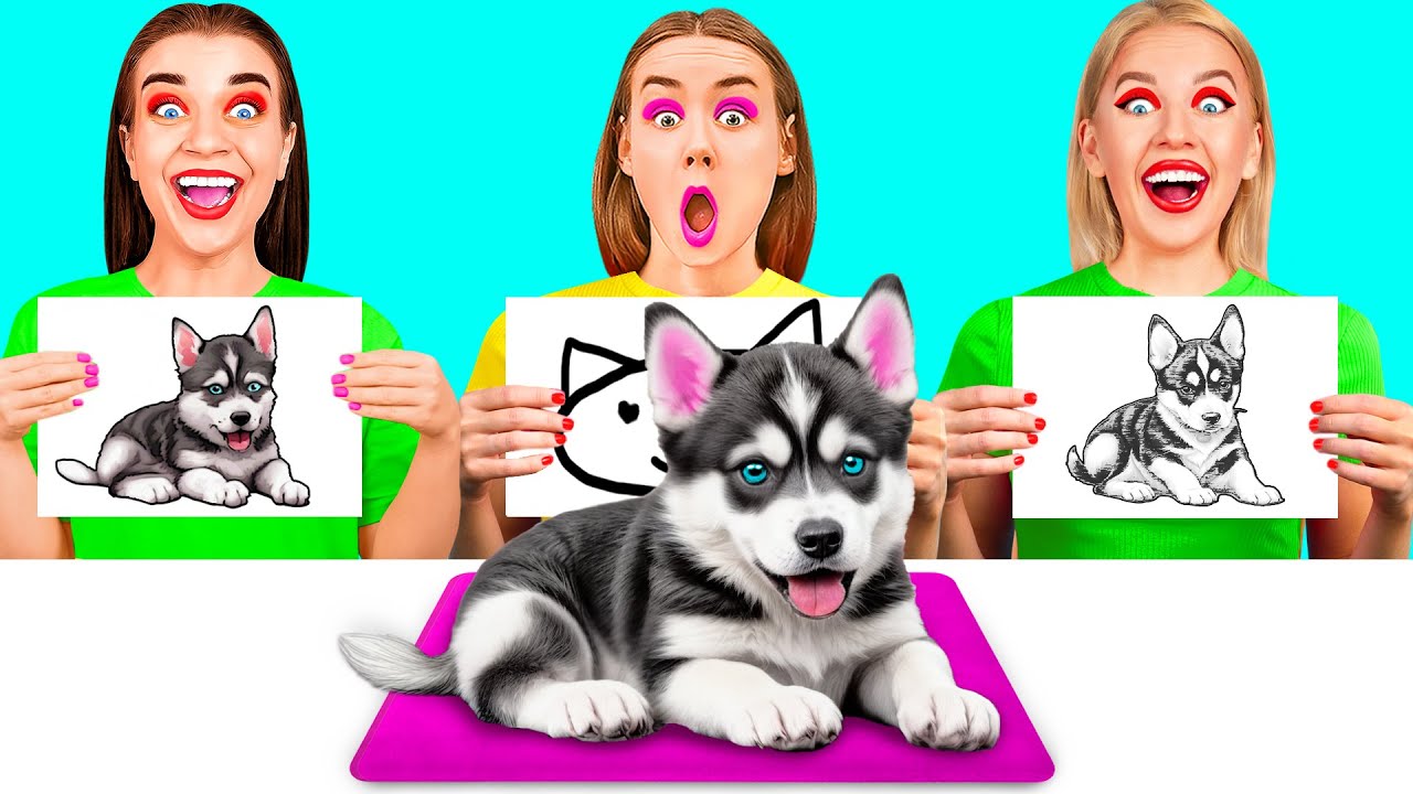 Кто Лучше Нарисует Предмет, Получит Его | Смешные Cитуации от BooBoom Challenge
