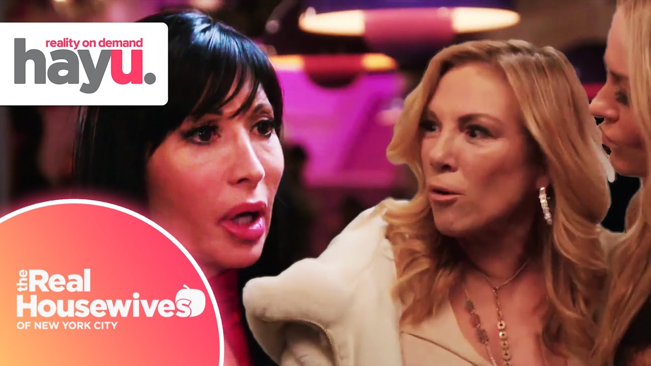 Ramona Avoids Elyse By Runnning Out of Leah's Party | Season 12 | Real Housewives of New York