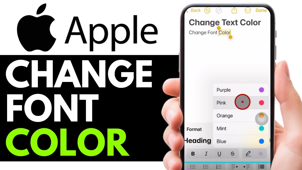 How to Change Font Color in Apple Notes 2025 (EASILY)