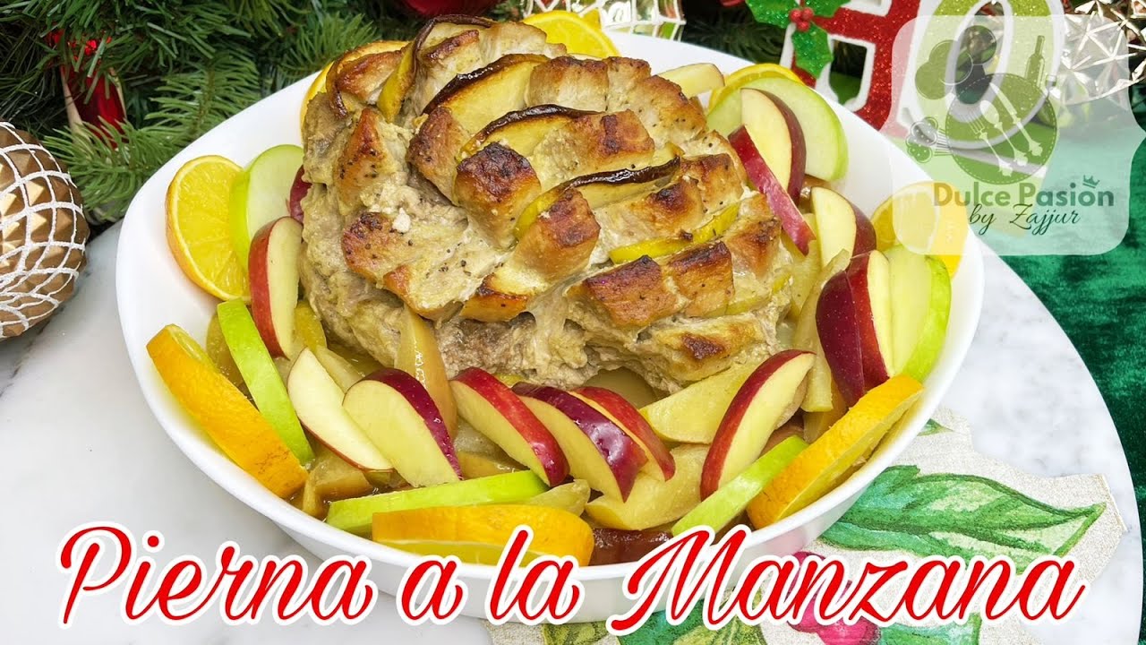 Pierna a la Manzana  Navideña🎅🥩🎄☃️❄️👨‍🍳🎁😘🎅