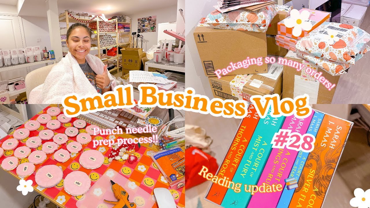 Holiday season begins for my business + current book update 📚 | Studio Vlog 28 | Small business vlog