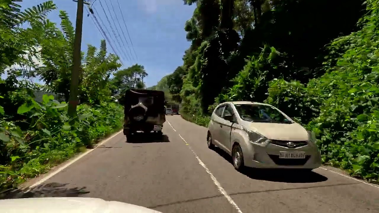 [ 4K - UHD ] Scenic Drive Through Mountain Roads in India, Kerala 🔥