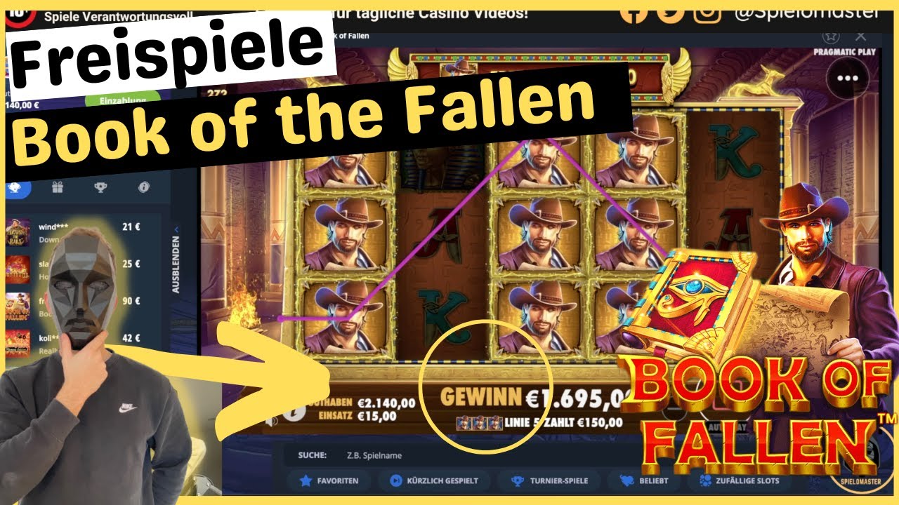 Online Casino Deutsch 🎰 | BOOK OF THE FALLEN es regnet Freispiele auf 15€ Spins