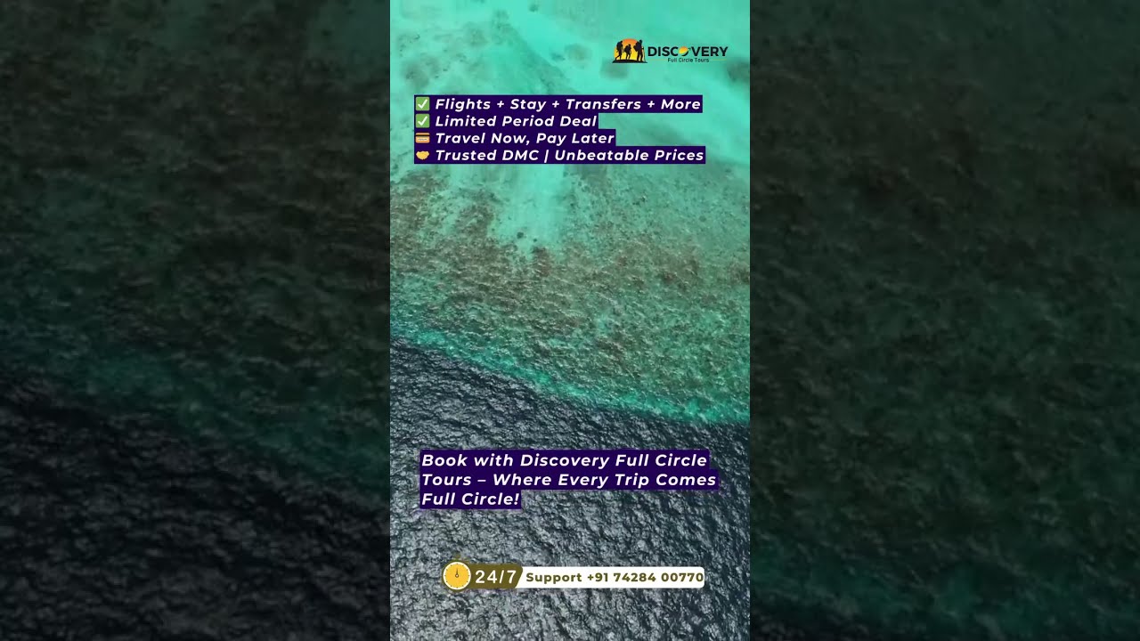 Maldives Luxury Getaway at Unbeatable Price | Travel Now, Pay Later | Discovery Full Circle Tours 🏝️
