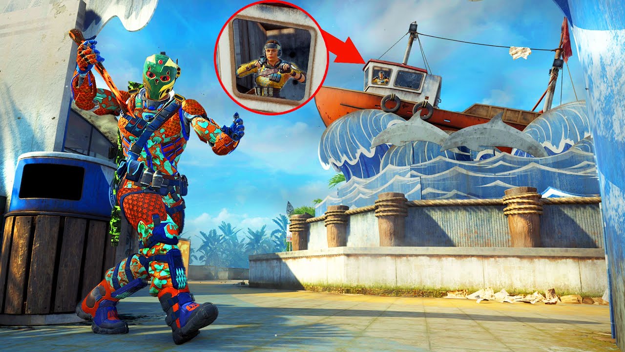 HE WAS HIDING INSIDE THE SECRET BOAT ON BLACK OPS 3!?!?!? HIDE N' SEEK ON BLACK OPS 3