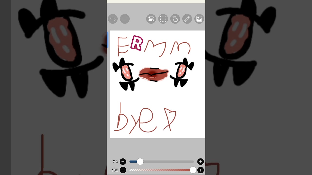 I draw this 👁👄👁